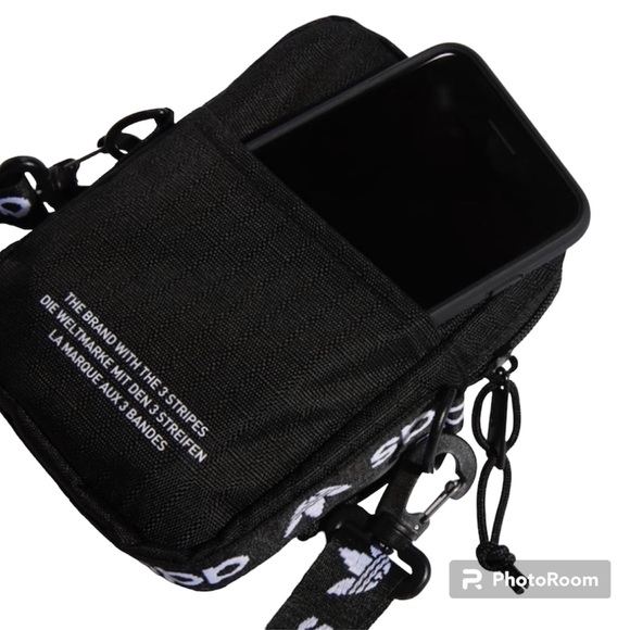 🤩 SALE Adidas Original Crossbody Festival Bag - Black NWOT - Picture 6 of 8